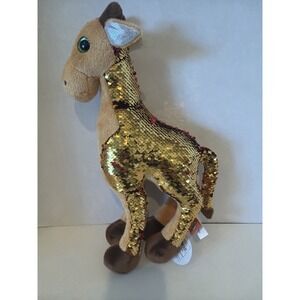 Adventure Planet Sequinimals (Red to Gold) Giraffe 15" Plush